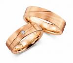 Trauringe Rosegold von Fischer 06 05439/060